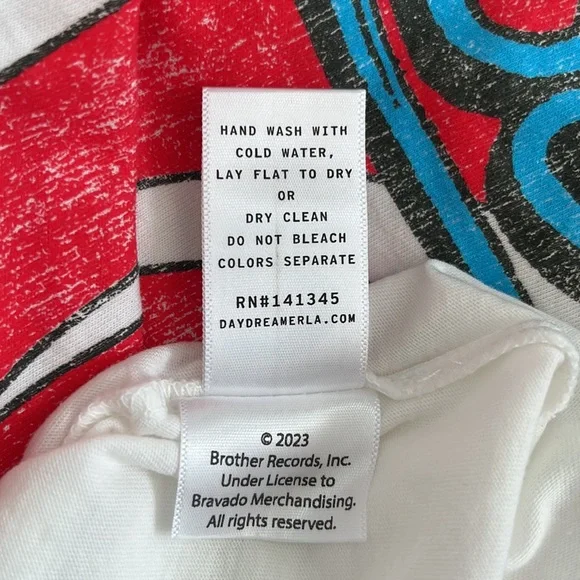 DAYDREAMER FREE PEOPLE BEACH BOYS GRAPHIC T FRONT AND BACK OS NWT - Picture 5 of 8